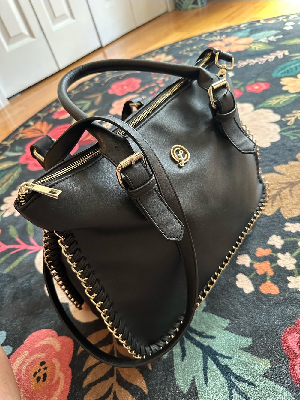 Chinese Laundry Vegan Leather Satchel/Shoulder Bag